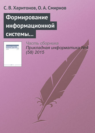 С. В. Харитонов. Формирование информационной системы управления знаниями в государственном регулировании развития аэропортовой сети