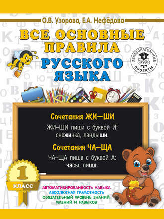. Все основные правила русского языка. 1 класс