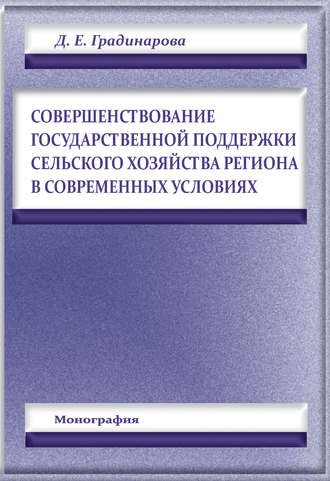 Дарья Градинарова. Совершенствование государственной поддержки сельского хозяйства региона в современных условиях