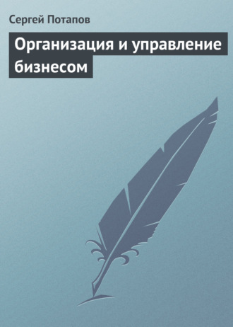 Сергей Потапов. Организация и управление бизнесом