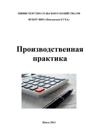 . Производственная практика по бухгалтерскому учету