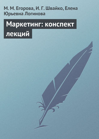 . Маркетинг: конспект лекций