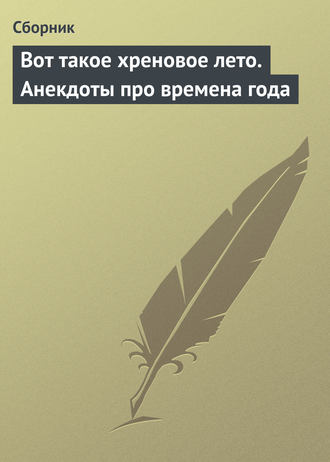 . Вот такое хреновое лето. Анекдоты про времена года