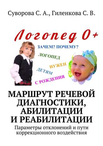 С. В. Гиленкова. Маршрут речевой диагностики, абилитации и реабилитации. Параметры отклонений и пути коррекционного воздействия