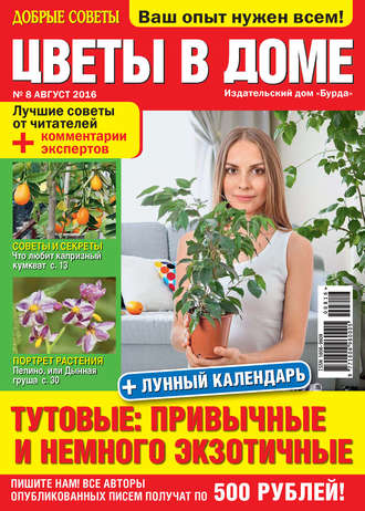 . Добрые советы. Цветы в доме. №08/2016