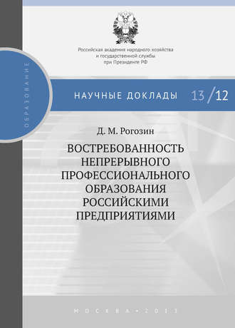 . Востребованность непрерывного профессионального образования российскими предприятиями