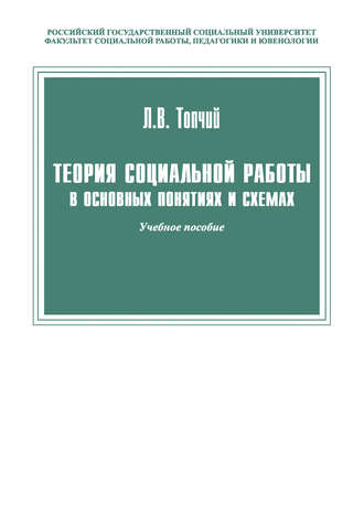 . Теория социальной работы в основных понятиях и схемах