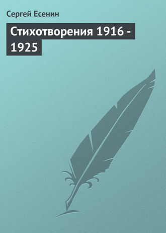 . Стихотворения 1916 – 1925