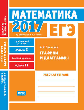 . ЕГЭ 2017. Математика. Графики и диаграммы. Задача 2 (профильный уровень). Задача 11 (базовый уровень). Рабочая тетрадь