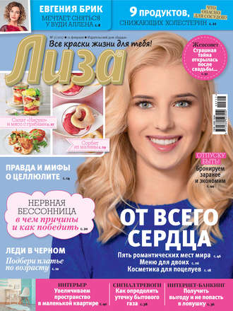 . Журнал «Лиза» №07/2017