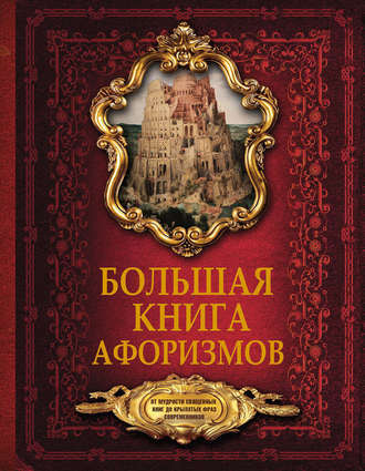 . Большая книга афоризмов. От мудрости священных книг до крылатых фраз современников