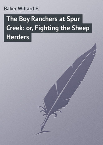 Baker Willard F.. The Boy Ranchers at Spur Creek: or, Fighting the Sheep Herders