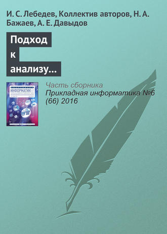И. С. Лебедев. Подход к анализу состояния информационной безопасности беспроводной сети