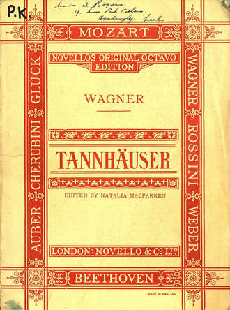 . Tannhauser and the tournament of song at wartburg