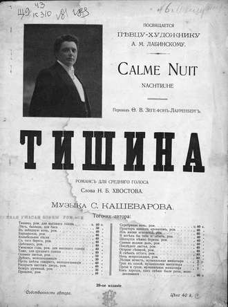 . Тишина