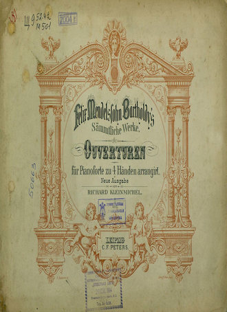 . Ouverturen fur Pianoforte zu 4 Hd. arr.