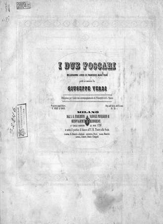 . Ti due Foscari
