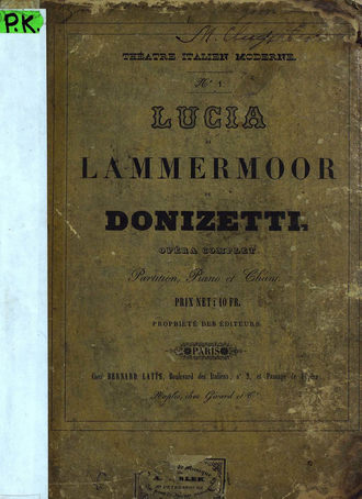 . Lucia di Lammermoor de G. Donizetti