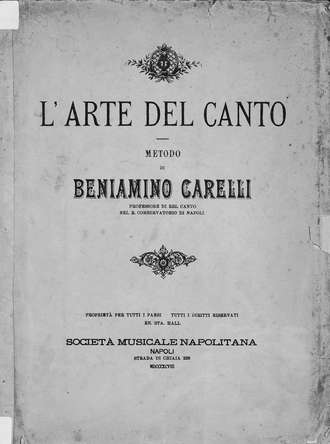 . L'arte del Canto