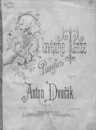 . Slavische Tanze fur pianoforte
