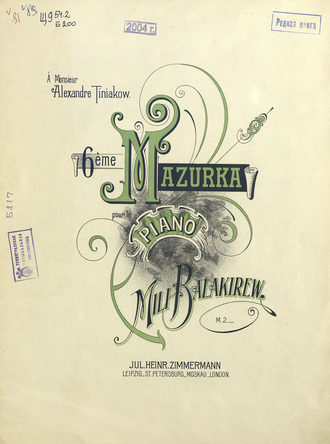 . 6-eme Mazurka