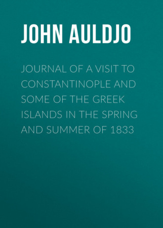 Auldjo John. Journal of a Visit to Constantinople and Some of the Greek Islands in the Spring and Summer of 1833