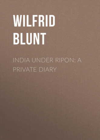 . India Under Ripon: A Private Diary