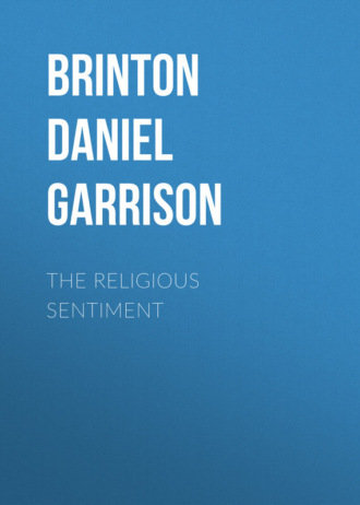 . The Religious Sentiment