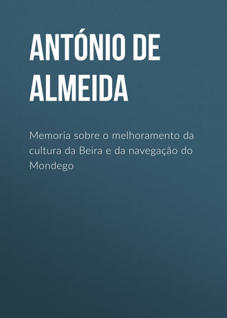 António de Almeida. Memoria sobre o melhoramento da cultura da Beira e da navegação do Mondego