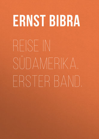 Freiherr von Ernst Bibra. Reise in Südamerika. Erster Band.