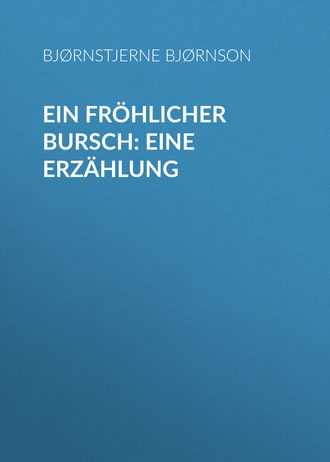 Bjørnstjerne Bjørnson. Ein fröhlicher Bursch: Eine Erzählung