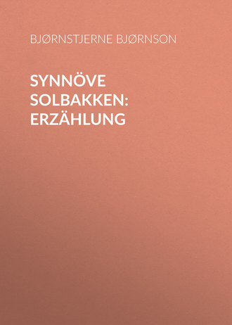 Bjørnstjerne Bjørnson. Synnöve Solbakken: Erzählung