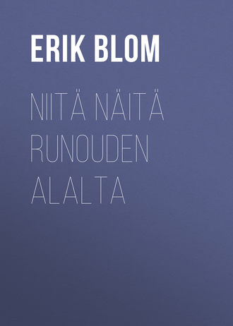 . Niitä näitä runouden alalta