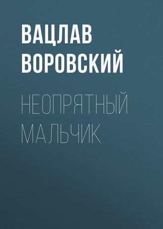 . Неопрятный мальчик