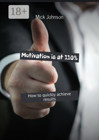 Mick Johnson. Motivation is at 110%. How to quickly achieve results