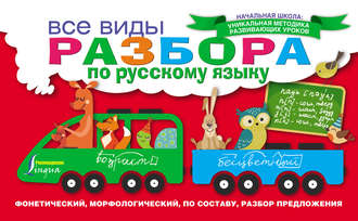 . Все виды разбора по русскому языку: фонетический, морфологический, по составу, разбор предложения