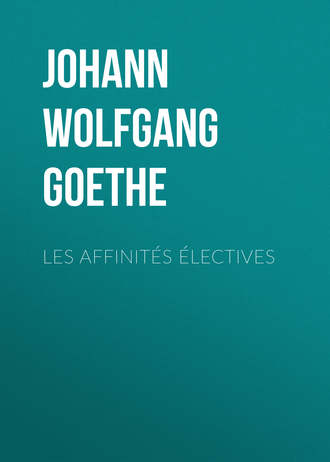 Иоганн Вольфганг фон Гёте. Les affinités électives