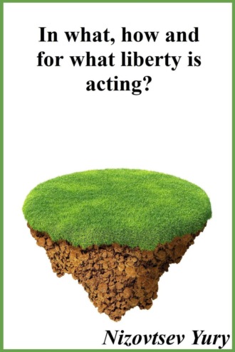 . In what, how and for what liberty is acting?