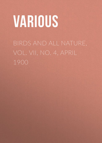 . Birds and all Nature, Vol. VII, No. 4, April 1900