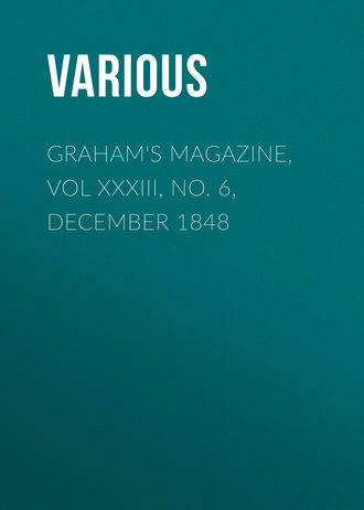 . Graham's Magazine, Vol XXXIII, No. 6, December 1848