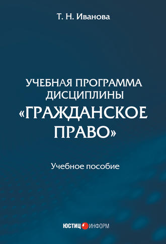. Учебная программа дисциплины «Гражданское право»