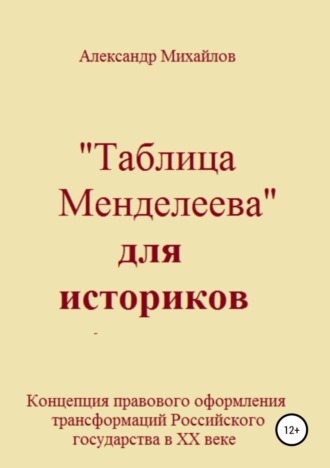 Александр Михайлов. «Таблица Менделеева» для историков
