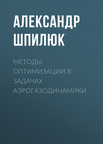 . Методы оптимизации в задачах аэрогазодинамики