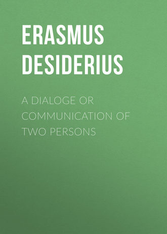 . A dialoge or communication of two persons