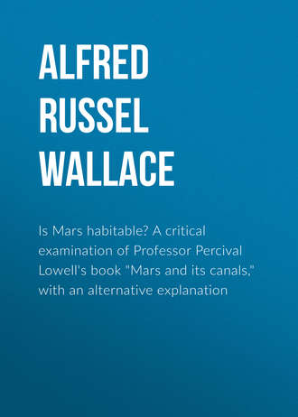 . Is Mars habitable? A critical examination of Professor Percival Lowell's book 