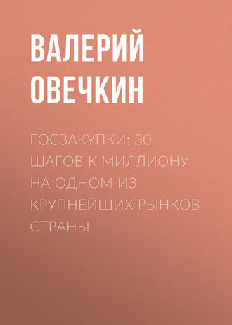 . Госзакупки: 30 шагов к миллиону на одном из крупнейших рынков страны