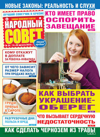 . Народный совет №34/2018