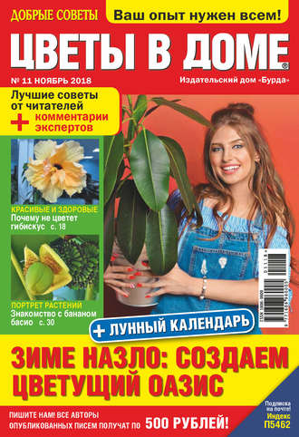 . Добрые советы. Цветы в доме. №11/2018