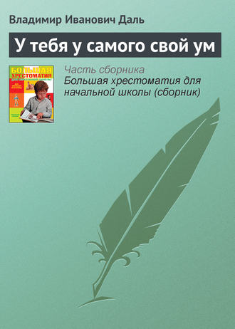 . У тебя у самого свой ум