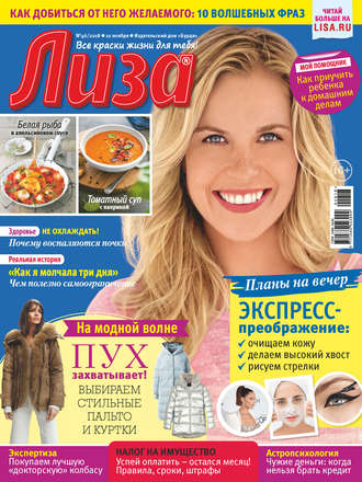 . Журнал «Лиза» №46/2018